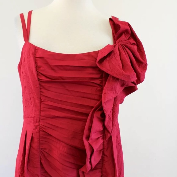 Nanette Lepore Unwrap Me Ruched Cocktail Dress - Picture 4 of 8